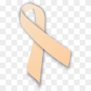 File Peach Wikimedia - Peach Cancer Ribbon Svg, HD Png Download