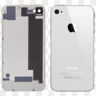 Microspareparts Back Cover Assembly White High Copy - Iphone 4 White, HD Png Download