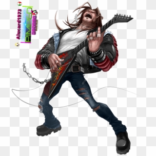[character] Axel Steel Guitar Hero - Guitar Hero Warriors Of Rock, HD Png Download