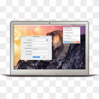 Meet Uptime Monitor For Mac, A Lightweight Mac Osx - Apple Mac Default Background, HD Png Download