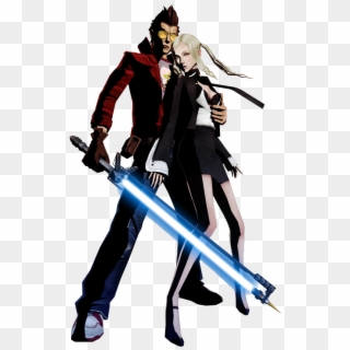 Travis Touchdown Transparent - No More Heroes Travis And Sylvia, HD Png Download