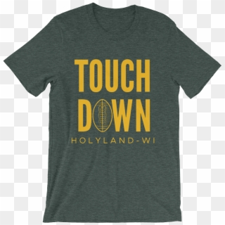 Touchdown Heather Green & Heather Grey Unisex Tee - Active Shirt, HD Png Download