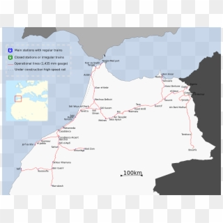 Casablanca Tanger High Speed Rail Line, HD Png Download
