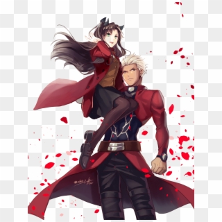 Unlimited Blade Works Png Clipart Background - Archer And Rin, Transparent Png