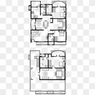 3 Bhk Pent House - Technical Drawing, HD Png Download