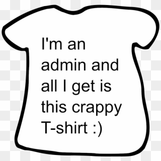 File - Admin T-shirt - Svg - Funniest Avatars For Forum, HD Png Download