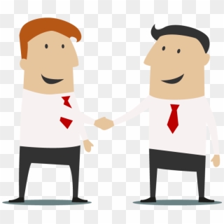 Two People Making A Handshake Deal - Hand Shake Gif Anima, HD Png Download