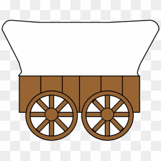 Cart Drawing Wagon Train - Covered Wagon Transparent, HD Png Download