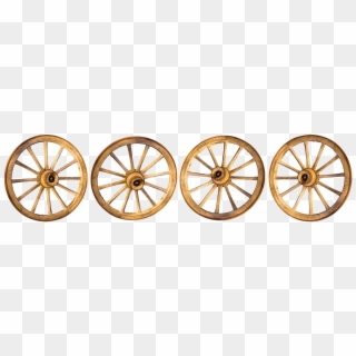 Wheels, Wooden Wheels, Old, Wagon Wheel - Someone Riding A Bike, HD Png Download