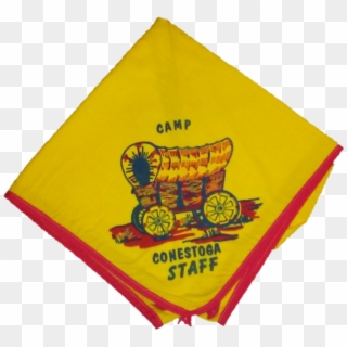 Vintage Yellow No Bsa Staff Neckerchief Large Wagon - Paper, HD Png Download