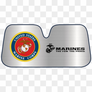 Marine Corps Auto Shade - Marine Corps Emblem, HD Png Download