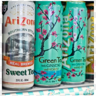 Arizona Sweet Tea Click To Enlarge - Arizona Iced Tea Size, HD Png Download