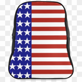 Usa Patriotic Stars & Stripes School Backpack/large - Garment Bag, HD Png Download