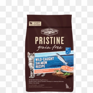 Castor And Pollux Pristine Grain Free Wild Caught Salmon - Castor & Pollux Cat Food Pristine, HD Png Download