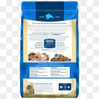 Blue Buffalo Indoor Health Chicken And Brown Rice Recipe - Dog Food, HD Png Download