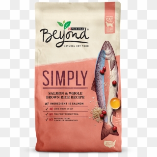 Beyond® Salmon & Whole Brown Rice Recipe Dry Cat Food - Purina Beyond Cat Food, HD Png Download