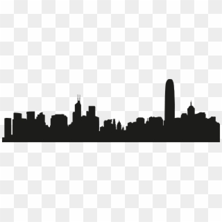 The World's Urban Silhouette Png - Hong Kong Skyline Silhouette, Transparent Png