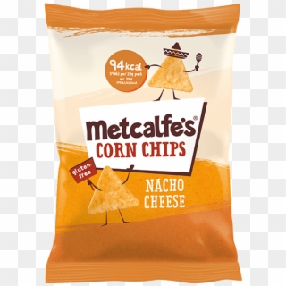 Nacho Cheese Corn Chips - Metcalfes Corn Chips, HD Png Download