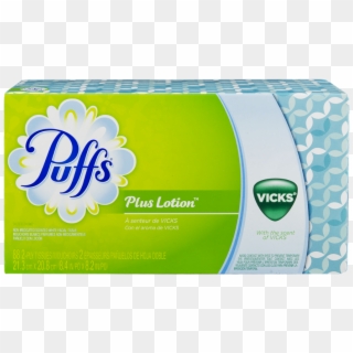 Puffs Plus Lotion Facial Tissues With Scent Of Vicks, - Bar Soap, HD ...