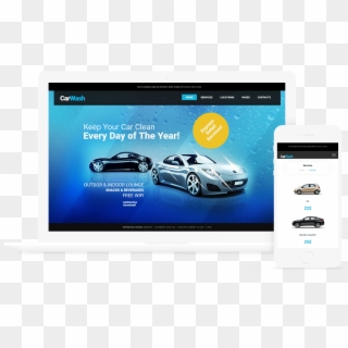 Car Wash, Auto Mechanic & Repair Shop Theme - Volvo V40, HD Png Download