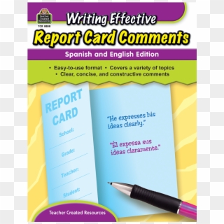 Tcr8858 Writing Effective Report Card Comments - Parents Teachers Meeting Remarks, HD Png Download