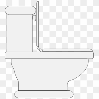 Toilet Restroom Lavatory Bathroom Hygiene Washroom - Toilet Clip Art, HD Png Download