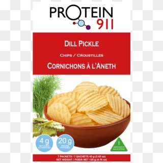 Dill Pickle Chips - Bowl Of Potato Chips Png, Transparent Png