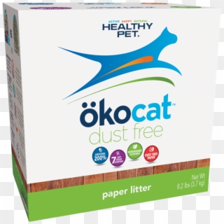 Dust Free Cat Litter - Healthy Pet Oko Cat Litter Clumping Wood Natural 7, HD Png Download