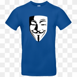 Guy Fawkes T-shirt B&c Exact, HD Png Download