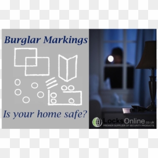 Burglar Markings Explained - Lamp, HD Png Download