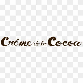 We Made This Logo For Creme De La Cocoa With The Idea - Calligraphy, HD Png Download