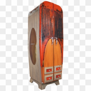 Upcycled Orange Cabinet - Cupboard, HD Png Download
