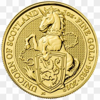 Unicorn Of Scotland Coin, HD Png Download