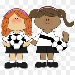Denby Dale First Nursery School Girls Club - Girls Playing Sports Clipart, HD Png Download