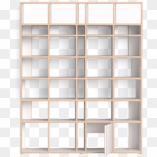 Clipart Free Stock Bookcase Drawing Simple - Shelf, HD Png Download