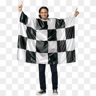 Checkered Flag Tunic Costume - Disfraz Meta, HD Png Download