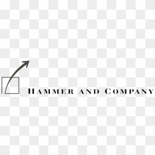 Hammer And Company Logo Png Transparent - Black-and-white, Png Download