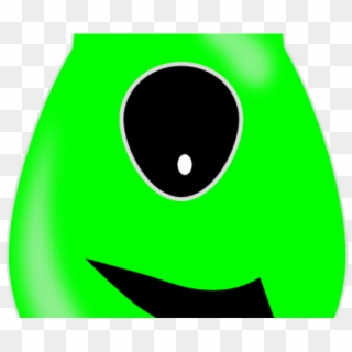 Green Eyes Clipart Alien - Circle, HD Png Download
