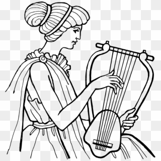 Lyre Png - Ancient Greece Music, Transparent Png