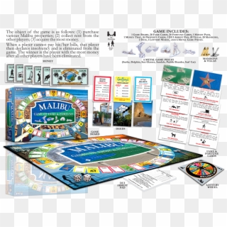 Malibu-game Of Fame Fortune Board Game - Soccer-specific Stadium, HD Png Download