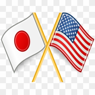 Open - Japan And Us Flag, HD Png Download