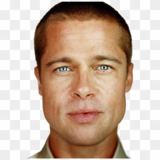 Face Png Download Image - Brad Pitt, Transparent Png