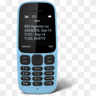 Buy Vignette With Sms Or In Mobile App - Nokia Single Sim Mobile, HD Png Download
