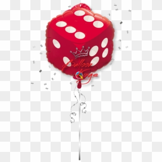Red Dice Png - Casino Foil Balloons, Transparent Png