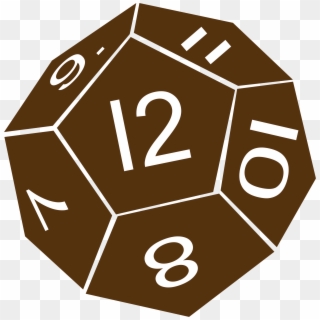 This Free Icons Png Design Of D12 Twelve Sided Dice, Transparent Png
