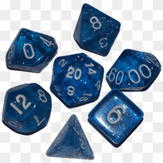 Picture Royalty Free Stock Speckled Polyhedral Set - Transparent Dice Set Png, Png Download