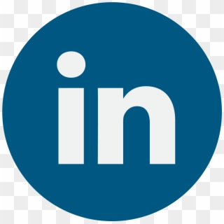 Linkedin Icon Vector Png - Linkedin Circle Logo Transparent, Png Download