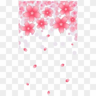 Falling Cherry Blossoms Png - Cherry Blossom Petals Png, Transparent Png