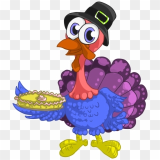 Turkey Bird Vector Png Transparent Image - Turkey And Pie, Png Download