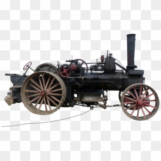 Steam Powered Agricultural Ploughing Device - Invention Made At The Time Of Industrial Revolution, HD Png Download
